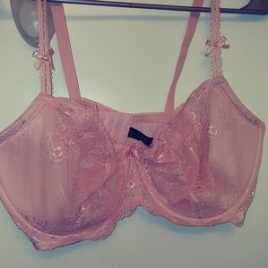 Pretty pink semi lined bra!!
